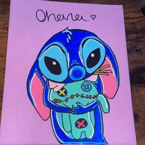 Stich canvas painting